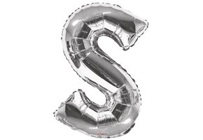 SALE > Letter Silver - S - K34"/86cm