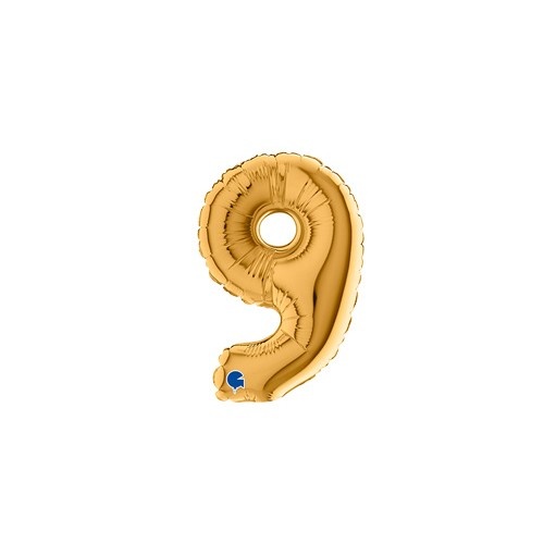 Cijfer 9 - Gold - 7 inch - 10 ct