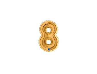Cijfer 8 - Gold - 7 inch - 10 ct