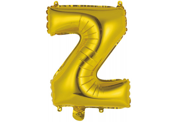 Letter Mini Gold - Z - A34cm - zelfsluitend