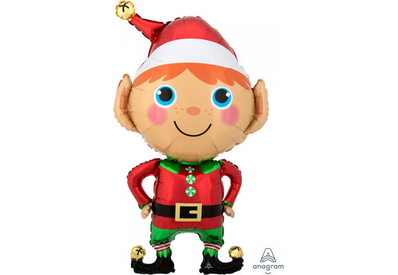 Happy Christmas Elf - 55cm x 88cm - Anagram