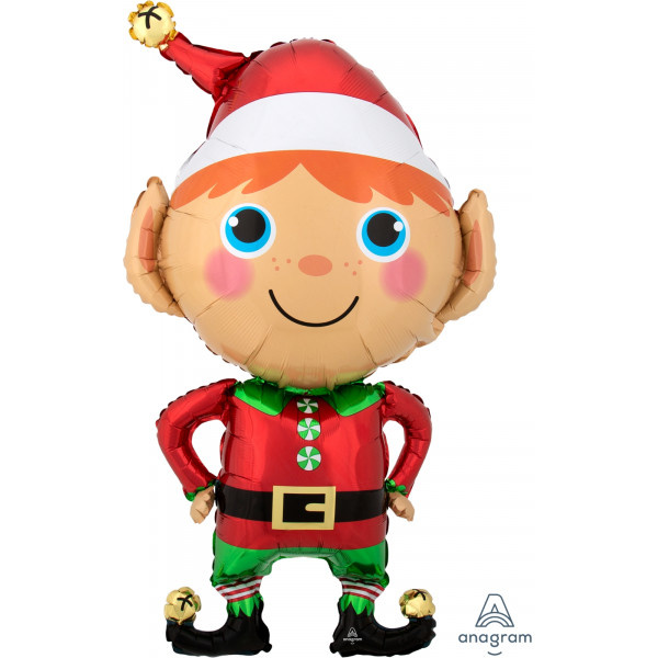 Happy Christmas Elf - 55cm x 88cm - Anagram