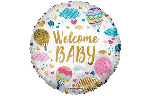 SALE > ECO - Welcome Baby Hot Air Balloons - K18"
