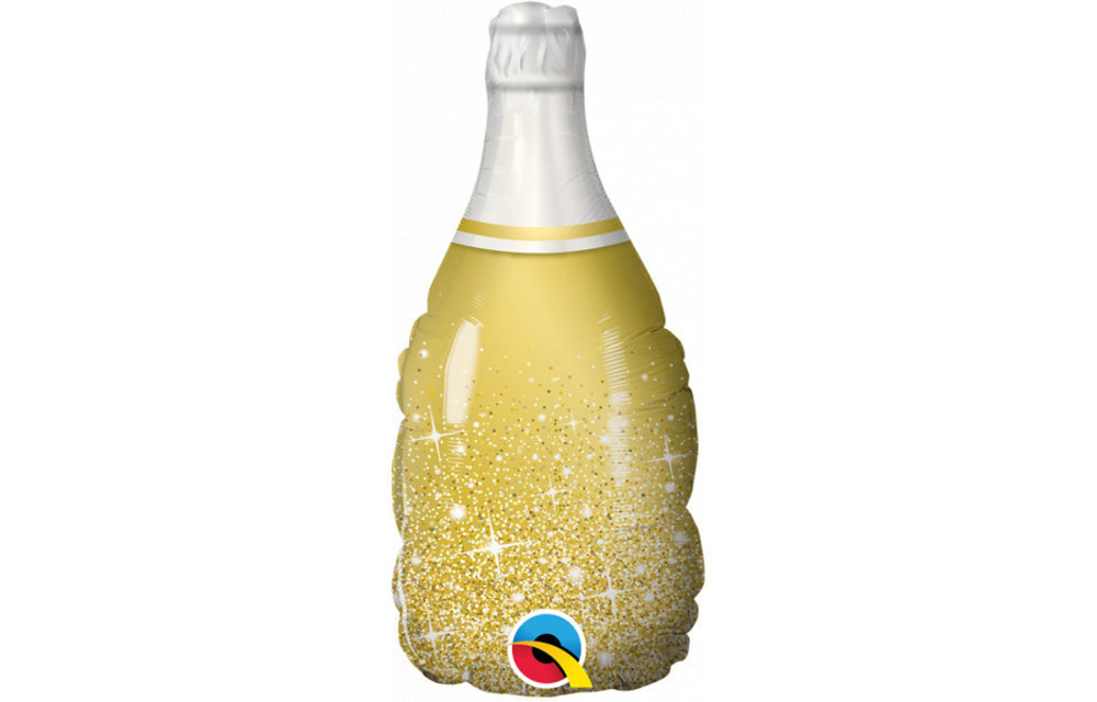 MICRO - Champagne Gold Bottle - 14 inch - Qualatex - VOL