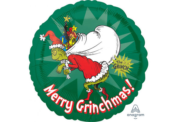 The Grinch - Merry Christmas - 18 inch - Anagram