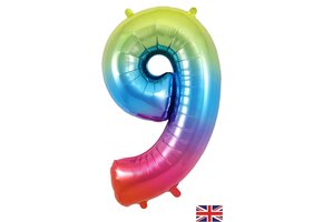Number Rainbow - 9 - Oaktree 34 inch