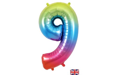 Cijfer Rainbow - 9 - Oaktree 34 inch