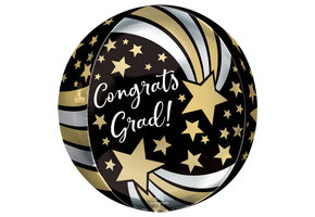 ORBZ - Congratulations Grad Shooting Stars - 38cm x 38cm