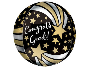 ORBZ - Congratulations Grad Shooting Stars - A38cm x 38cm