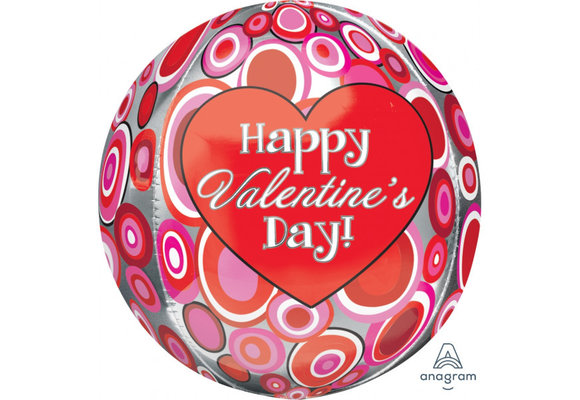 ORBZ - Happy Valentine's Day Circles - A38cm x 40cm