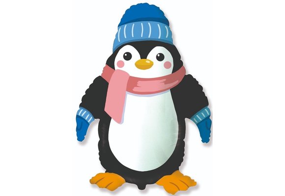 Penguin with scarf - FX24"/61cm