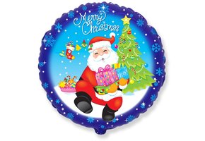 Merry Christmas Santa - 18 inch - Flex