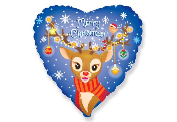 Merry Christmas Reindeer - FX 18"/45cm