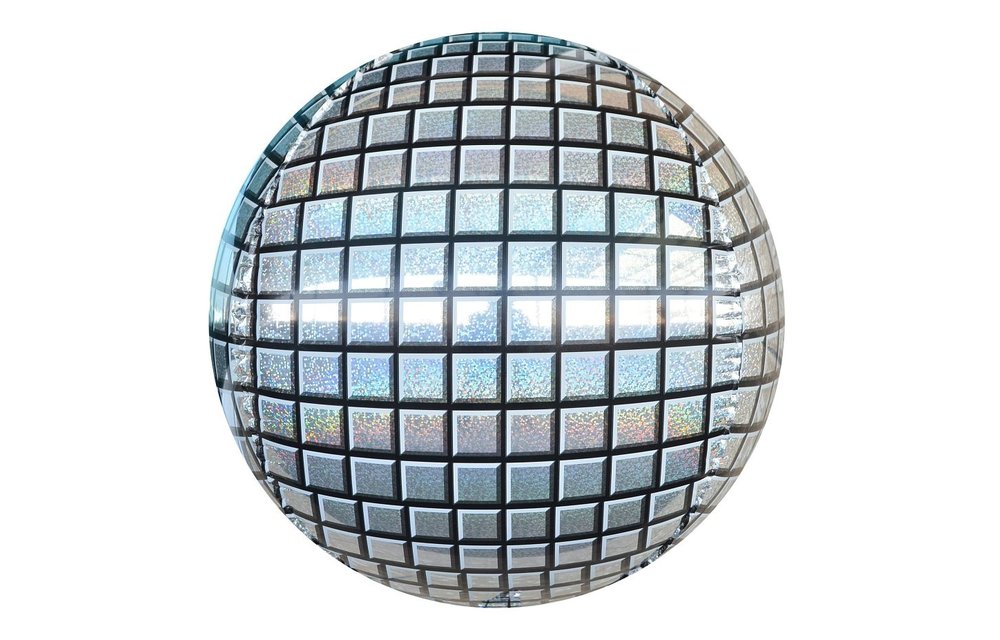 Sphere - Disco Ball - Silver - 16 inch