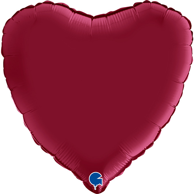 Heart - Satin Cherry - GR36"/91cm