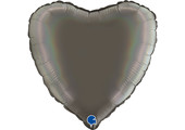Heart - Platinum Grey - 36"/91cm - Grabo