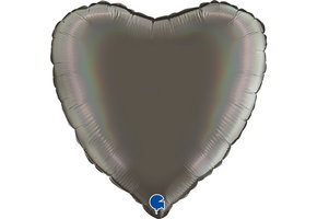 Heart - Platinum Grey - 36 inch - Grabo