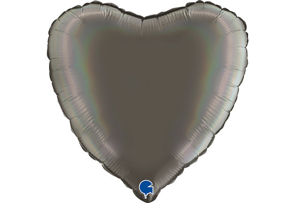 Heart - Platinum Grey - 36"/91cm - Grabo
