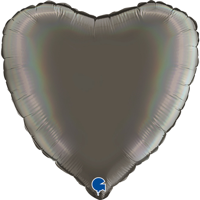 Heart - Platinum Grey - 36 inch - Grabo