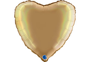 Heart - Platinum Champagne - 36 inch - Grabo