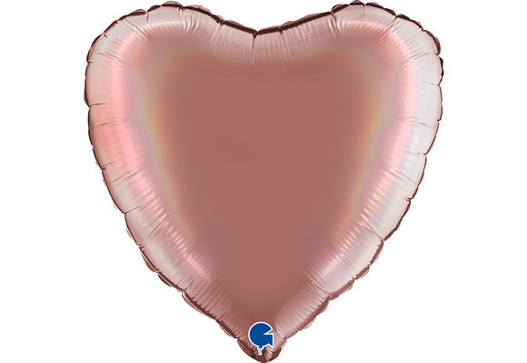 Heart - Platinum Rose - 36 inch - Grabo