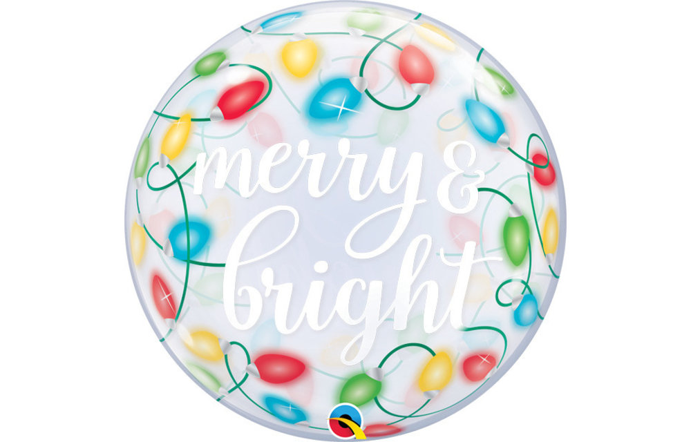 BUBBLE Christmas Lights - 22 inch - Qualatex