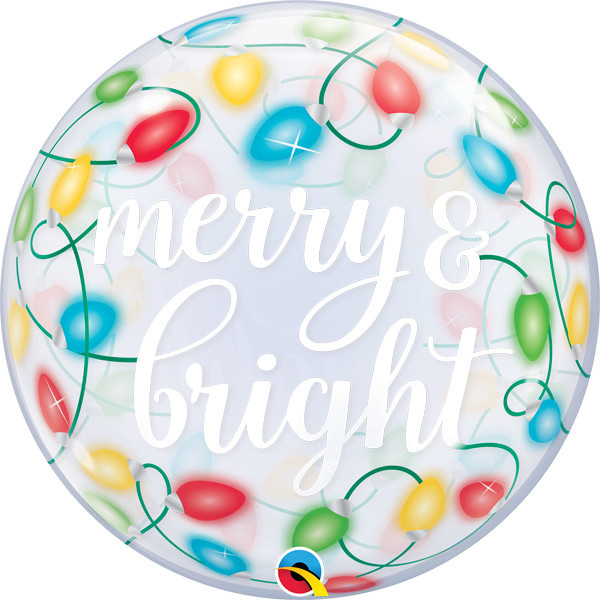 BUBBLE Christmas Lights - 22 inch - Qualatex