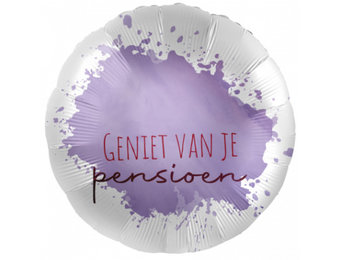 Geniet van je Pensioen - 18"/45cm - 2 stuks ***