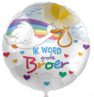 Ik word Grote Broer - 18"/45cm - 2 stuks ***