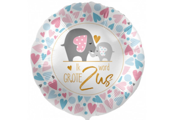 Ik word Grote Zus - 18 inch - 2 stuks ***