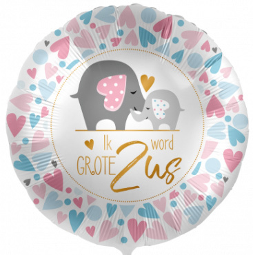 Ik word Grote Zus - 18"/45cm - 2 stuks ***