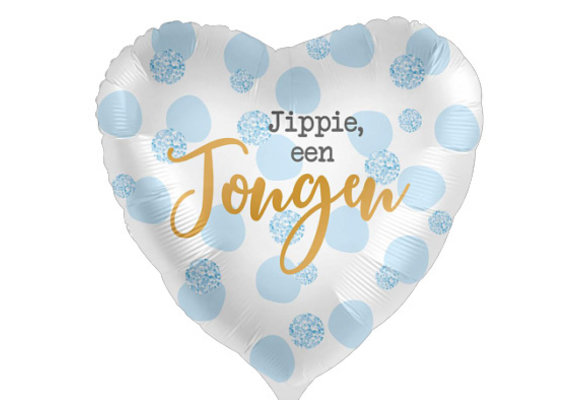 Jippie een Jongen - 18"/45cm - 2 stuks ***