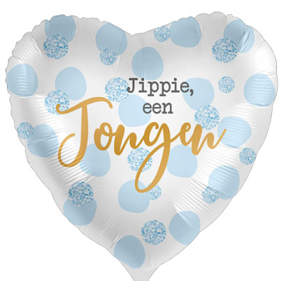 Jippie een Jongen - 18"/45cm - 2 stuks ***