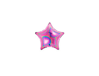 Star - Glitter Fuchsia - GR4"/10cm - 5ct