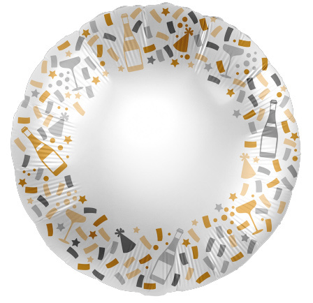 Champagne - Personaliseerbaar - 18"/45cm - 2 stuks ***