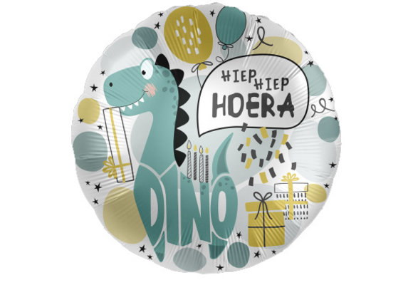 Hiep Hiep Hoera - Dino - 18 inches - 2 pcs ***