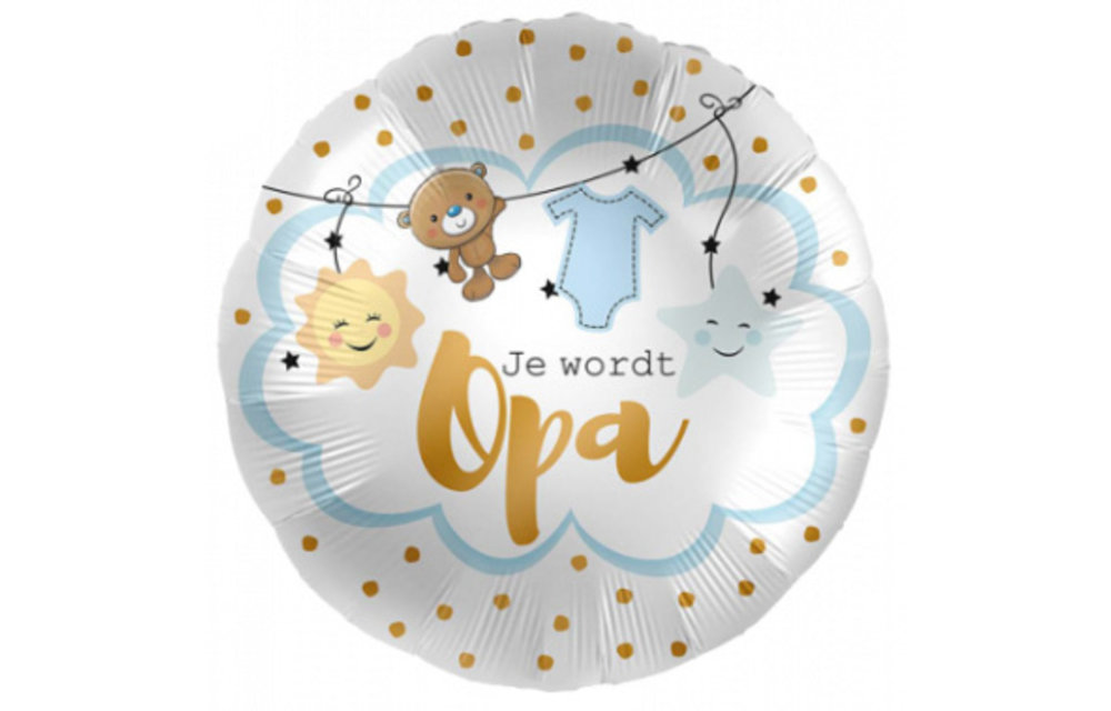 Je wordt Opa - 18"/45cm - 2 Pieces ***