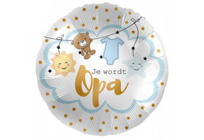 Je wordt Opa - 18"/45cm - 2 stuks ***