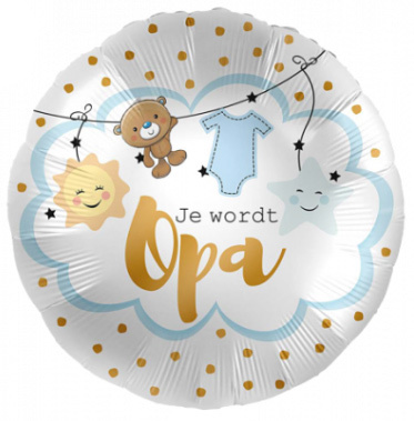 Je wordt Opa - 18"/45cm - 2 stuks ***