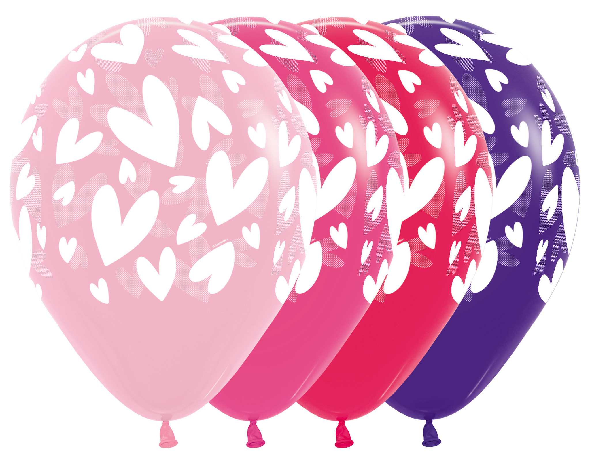 Sempertex 12 inch  - Modern Hearts - Assortment