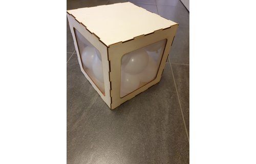 Balloon Box - Hout - leeg geleverd