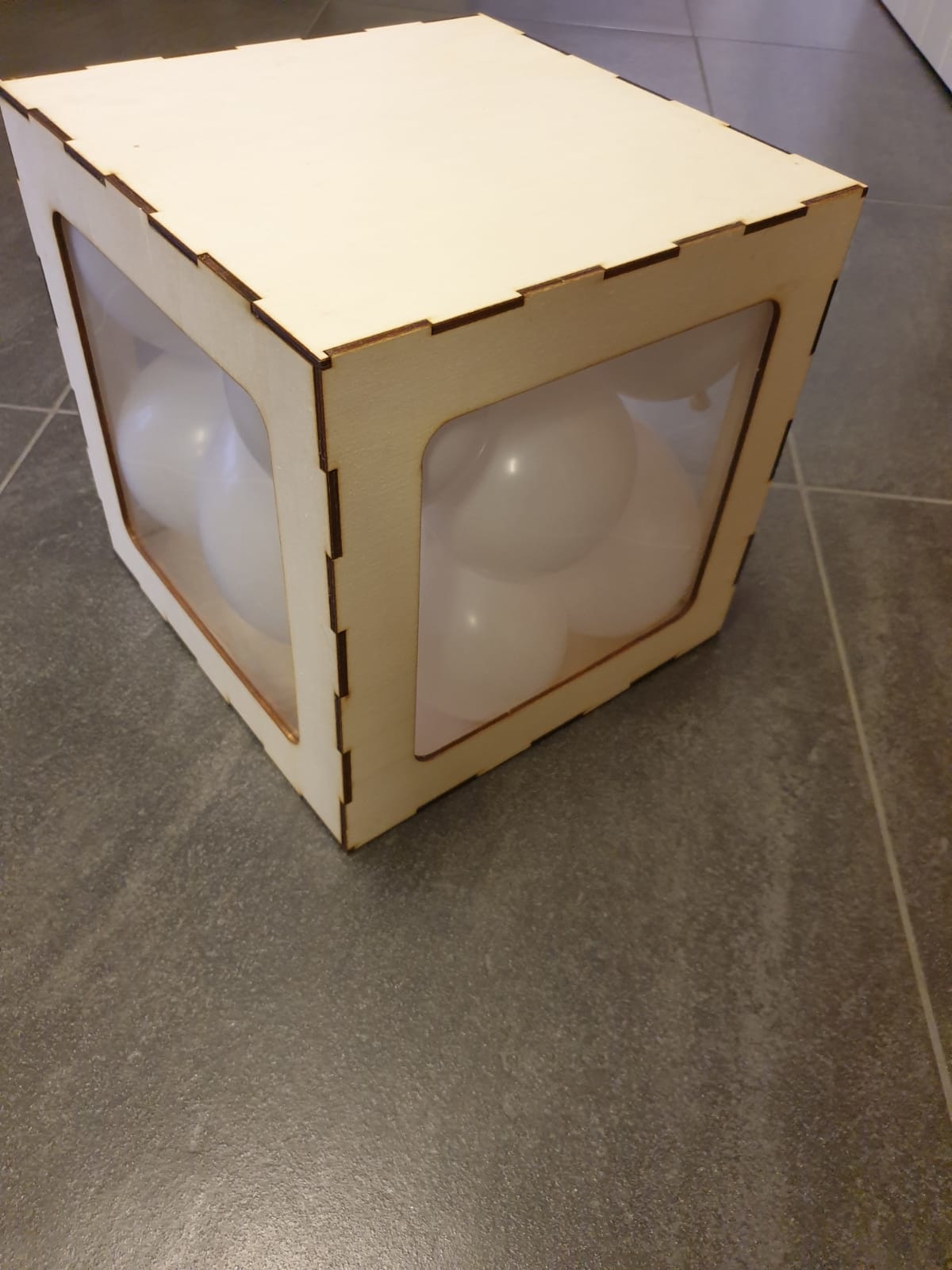 Balloon Box - Hout - leeg geleverd