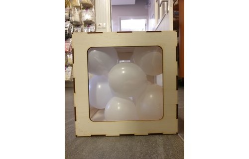 Balloon Box - Hout - leeg geleverd