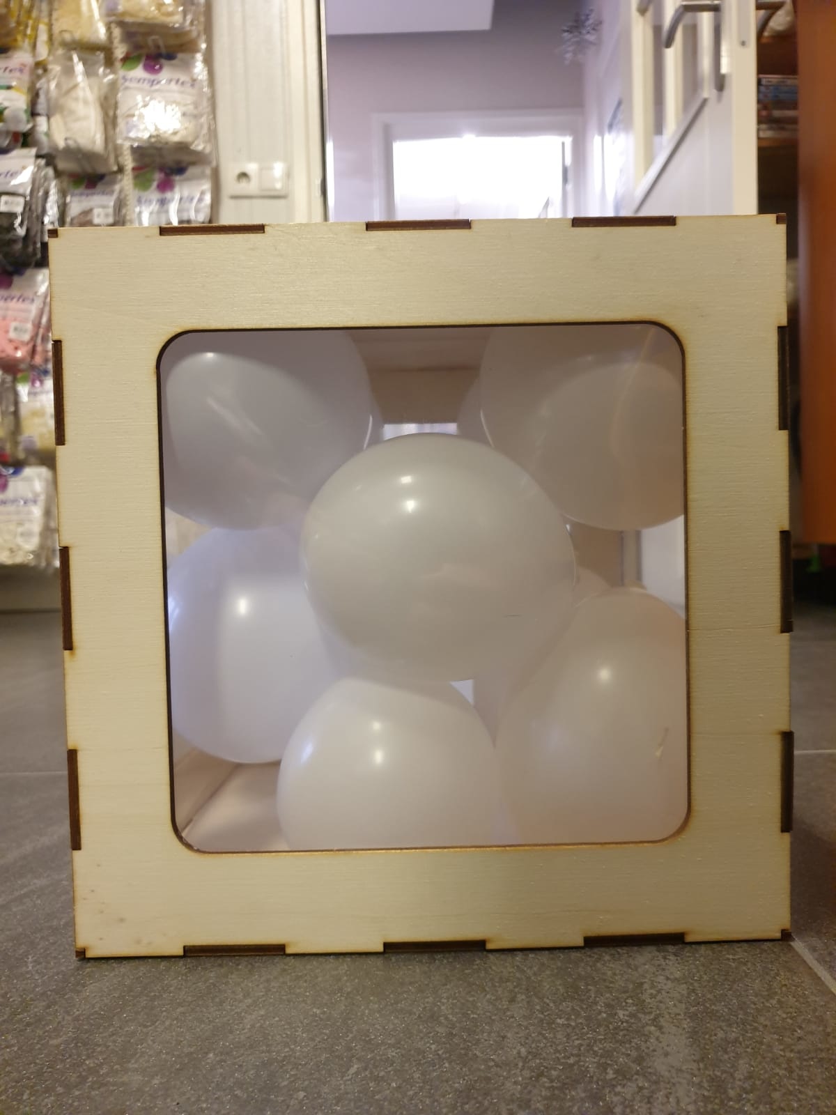 Balloon Box - Hout - leeg geleverd