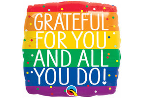 SALE > Square - Grateful for You - Q18"/45cm