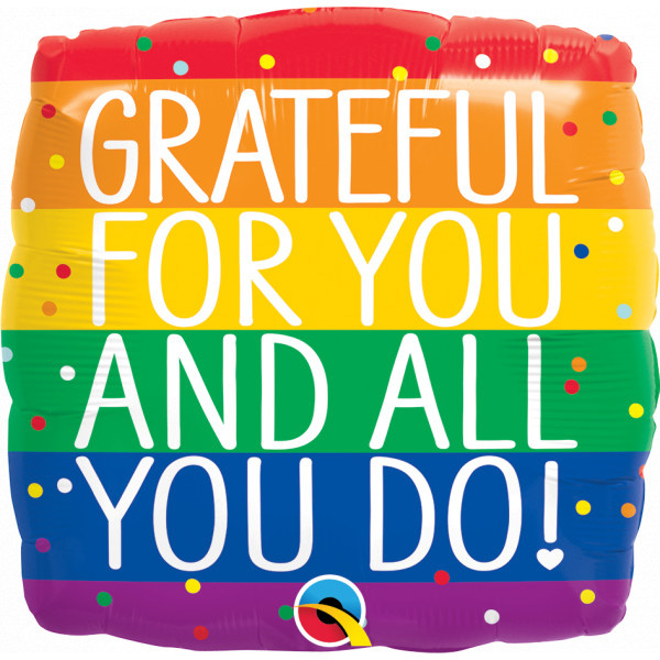 SALE > Square - Grateful for You - Q18"/45cm