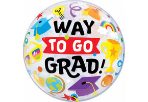 BUBBLE Way to Go Grad - 22"/56cm