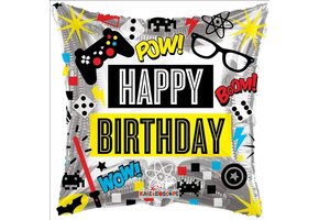 Pillow - Birthday Computer Games - K18"