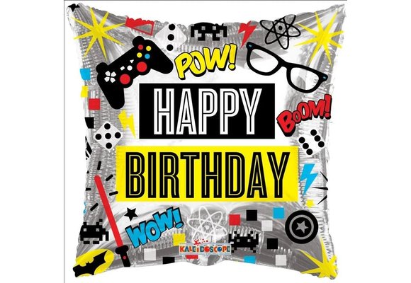 Pillow - Birthday Computer Games - K18"