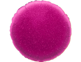 Round - Glittering Holographic Fuchsia - 18 inch - Oaktree